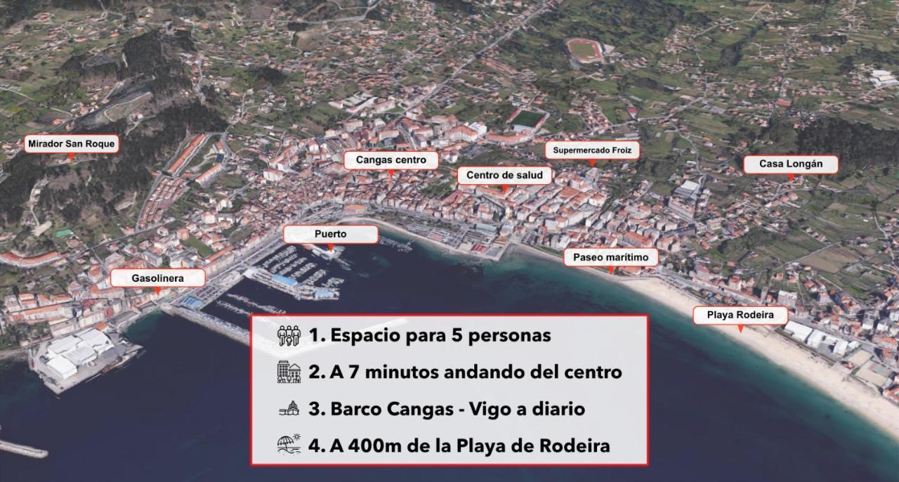 Casa Longan, Completo Alojamiento Cerca De La Playa Cangas do Morrazo Exteriör bild